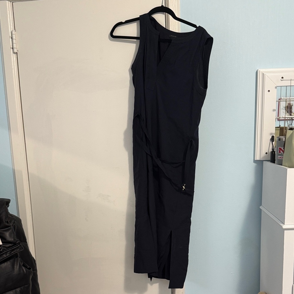 Ann Taylor Navy Midi Dress